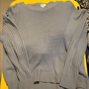 Dress Barn Women's Light Gray Crew Neck Sweater